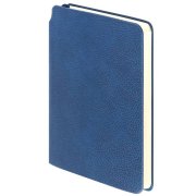 Ежедневник недатированный SALLY, A6, синий, кремовый блок в линейку Синий
