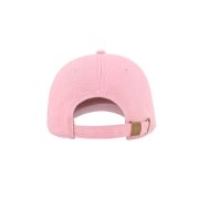 Бейсболка DAD HAT, 6 клиньев, металлическая застежка Розовый