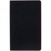 Ежедневник Trait, недатированный, черный с красным