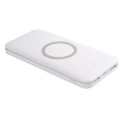 Универсальный аккумулятор с функцией беспроводной зарядки SATURN,белый с серым,15х7,3х1,2см Белый арт. 23708/30 Универсальный аккумулятор с функцией беспроводной зарядки SATURN,белый с серым,15х7,3х1,2см Белый арт. 23708/30