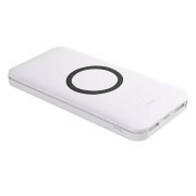 Универсальный аккумулятор с функцией беспроводной зарядки SATURN,белый с черным,15х7,3х1,2см Белый арт. 23708/35 Универсальный аккумулятор с функцией беспроводной зарядки SATURN,белый с черным,15х7,3х1,2см Белый арт. 23708/35