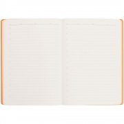 Ежедневник Flexpen Black ver.2, недатированный, черный с оранжевым