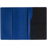 Обложка для паспорта Multimo, черная с синим арт. 17343.34 Обложка для паспорта Multimo, черная с синим арт. 17343.34