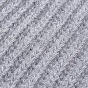 Шапка и шарф GoSnow с ярким пoмпоном и кисточками Серый