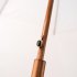 Зонт-трость с деревянной ручкой, полуавтомат; белый; D=103 см, L=90см; нейлон Белый