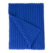 Шарф вязаный НАСВЯЗИ© шерсть/акрил Синий арт. 24130/24 Шарф вязаный НАСВЯЗИ© шерсть/акрил Синий арт. 24130/24