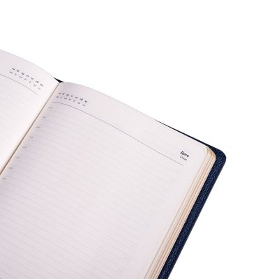 Ежедневник недатированный портфолио Mark, формат А5, в линейку
 Темно-синий