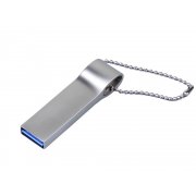 USB 2.0-флешка на 64 Гб с мини чипом и боковым отверстием для цепочки