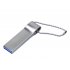 USB 3.0-флешка на 16 Гб с мини чипом и боковым отверстием для цепочки