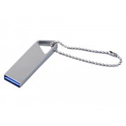 USB 2.0-флешка на 4 Гб с мини чипом и отверстием для цепочки
