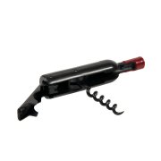 Штопор с открывалкой "Сомелье" черный