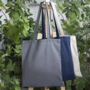 Сумка шоппер хлопковый ECO 116 Темно-серый