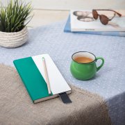 Подарочный набор LAST SUMMER: бизнес-блокнот, кружка, карандаш чернографитный, зеленый Белый арт. 39493/15 Подарочный набор LAST SUMMER: бизнес-блокнот, кружка, карандаш чернографитный, зеленый Белый арт. 39493/15