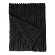 Шарф вязаный НАСВЯЗИ© шерсть/акрил Черный арт. 24130/35 Шарф вязаный НАСВЯЗИ© шерсть/акрил Черный арт. 24130/35