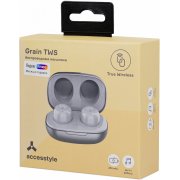 Беспроводные наушники ACCESSTYLE GRAIN TWS, серебристый Серебро арт. 37133/47