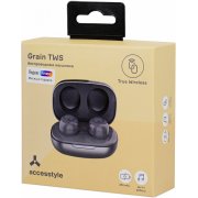 Беспроводные наушники ACCESSTYLE GRAIN TWS, темно-серый Темно-серый арт. 37133/30