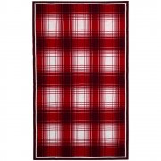 Плед Duotone, красный с белым