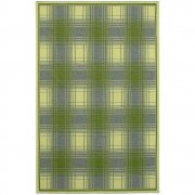 Плед Duotone, зеленый с белым