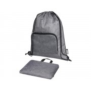 Складная сумка со шнурком «Ash» из переработанных материалов