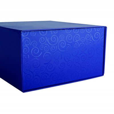 Упаковка подарочная, коробка складная Синий