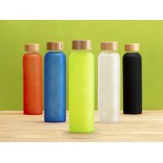 Стеклянная бутылка с бамбуковой крышкой «Foggy», 600 мл арт. 828701 Стеклянная бутылка с бамбуковой крышкой «Foggy», 600 мл арт. 828701