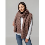 Шарф Loren, коричневый арт. 18078.59 Шарф Loren, коричневый арт. 18078.59