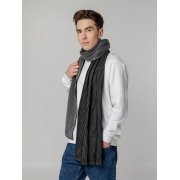 Шарф Nobilis, черный с серым меланжем арт. 19091.31 Шарф Nobilis, черный с серым меланжем арт. 19091.31