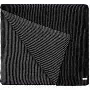 Шарф Nobilis, черный с серым меланжем арт. 19091.31 Шарф Nobilis, черный с серым меланжем арт. 19091.31