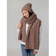 Шапка Loren, коричневая арт. 18077.59