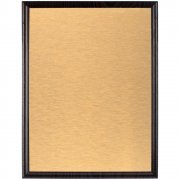 Плакетка Plaque, большая, венге с золотистой пластиной арт. 15516.01