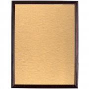 Плакетка Plaque, большая, вишня с золотистой пластиной арт. 15516.03