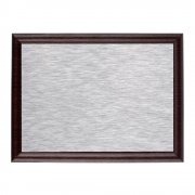 Плакетка Plaque, малая, вишня с серебристой пластиной арт. 15517.04