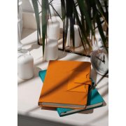 Ежедневник недатированный "Монти", формат А5 оранжевый