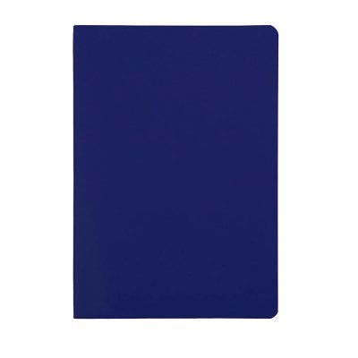 Ежедневник недатированный Tony, А5, глубокий синий, кремовый блок в линейку Синий