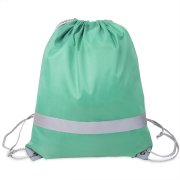 Рюкзак мешок RAY со светоотражающей полосой Зеленый