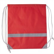 Рюкзак мешок RAY со светоотражающей полосой Красный арт. 16108/08