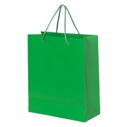Пакет подарочный GLAM 27х12х32  см, зелёный Зеленый