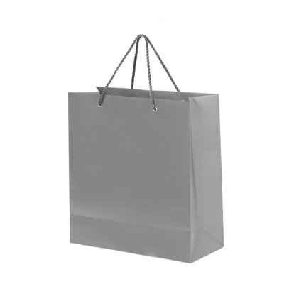 Пакет подарочный GLAM MINI 24х9х28 см,  серый Серый