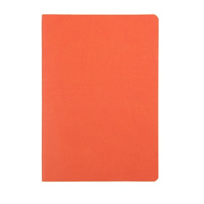 Ежедневник недатированный Tony, А5, оранжевый, кремовый блок в линейку Оранжевый