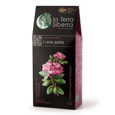 Чайный напиток со специями из серии "La Terra Siberra" с саган-дайля 60 гр. Разные цвета