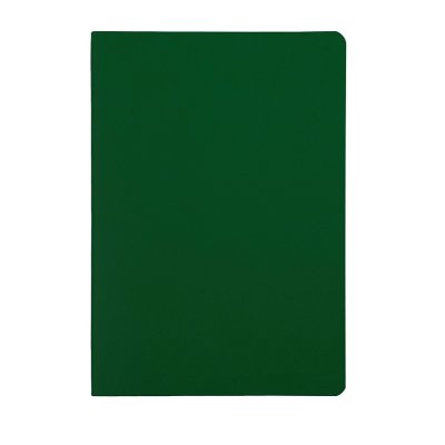 Ежедневник недатированный Tony, А5, темно-зеленый, кремовый блок в линейку Зеленый