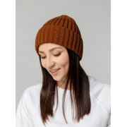 Шапка Uni, коричневая (терракота) арт. 18557.55 Шапка Uni, коричневая (терракота) арт. 18557.55