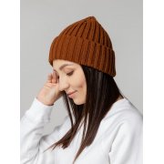 Шапка Uni, коричневая (терракота) арт. 18557.55 Шапка Uni, коричневая (терракота) арт. 18557.55