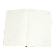 Ежедневник недатированный Tony, А5, черный, кремовый блок в линейку Черный