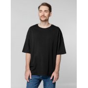 Футболка унисекс оверсайз Crosstown, черная