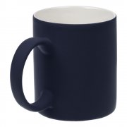 Кружка Promo Soft c покрытием софт-тач, темно-синяя арт. 14654.43 Кружка Promo Soft c покрытием софт-тач, темно-синяя арт. 14654.43