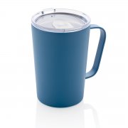 Термокружка из переработанной нержавеющей стали с ручкой (стандарт RCS), 420 мл арт. P433.055 Термокружка из переработанной нержавеющей стали с ручкой (стандарт RCS), 420 мл арт. P433.055