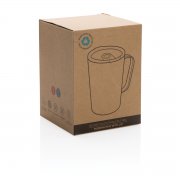 Термокружка из переработанной нержавеющей стали с ручкой (стандарт RCS), 420 мл арт. P433.051 Термокружка из переработанной нержавеющей стали с ручкой (стандарт RCS), 420 мл арт. P433.051