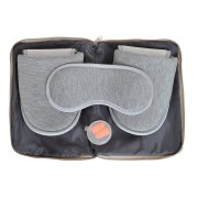 Набор дорожный "Релакс", серый; 20х15 см; хлопок/нейлон Серый