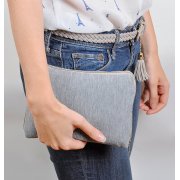 Набор дорожный "Релакс", серый; 20х15 см; хлопок/нейлон Серый